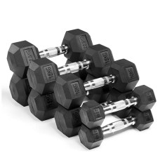 Oaspku Set of Adjustable Dumbbells | Customizable Weights for Home Gym & Full-Body Workouts